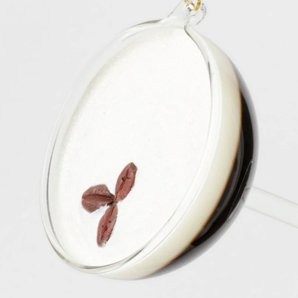 ❤️ WONDERSHOP GLASS ESPRESSO MARTINI CHRISTMAS TREE ORNAMENT NEW